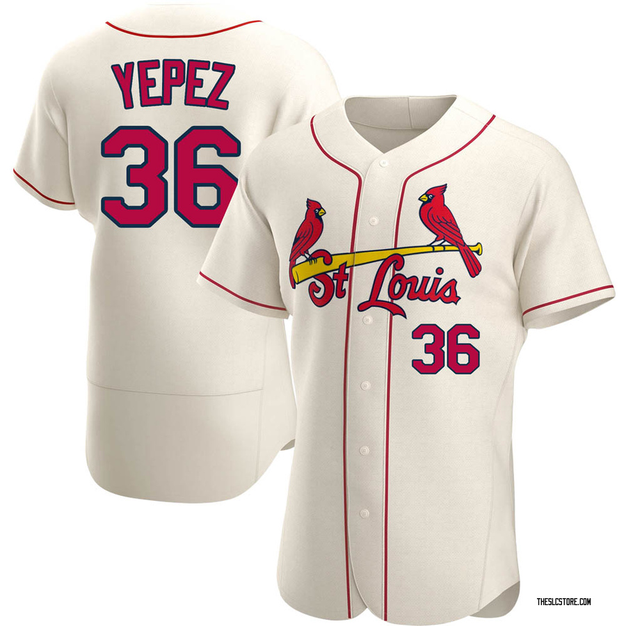 Men's St. Louis Cardinals Tommy Edman Cream Alternate Jersey - Authentic