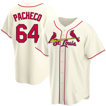 2022 St. Louis Cardinals Freddy Pacheco #64 Game Issued Powder Blue Jersey  46 7