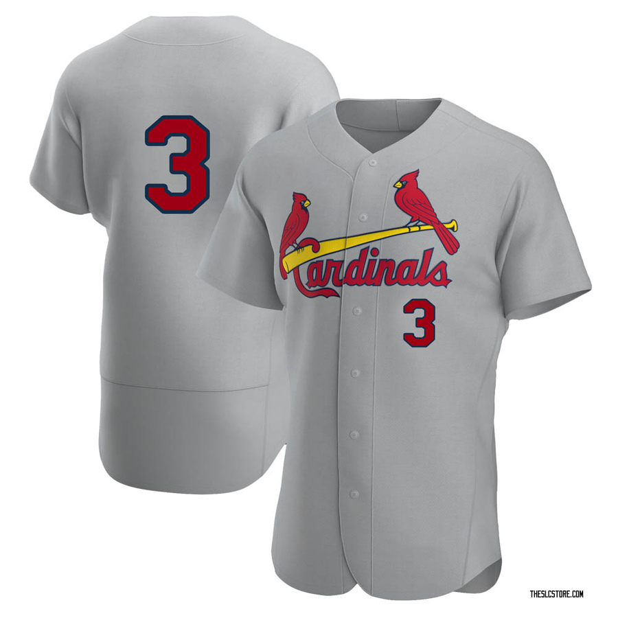 Cardinals Authentics: Game-Used Dylan Carlson Road Grey Jersey
