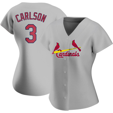 Dylan Carlson Men's Nike Cream St. Louis Cardinals Alternate Replica Custom Jersey Size: Extra Large