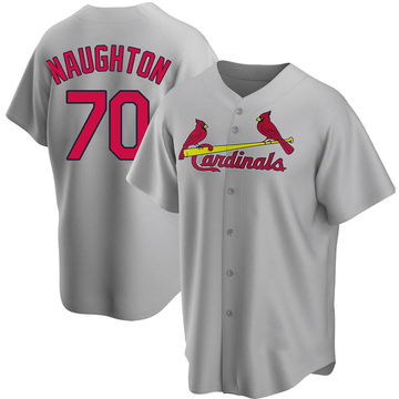 Packy Naughton Men's Nike White St. Louis Cardinals Home Replica Custom Jersey Size: Extra Large