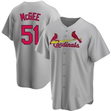 Youth St. Louis Cardinals #51 Willie McGee Replica Cream Alternate