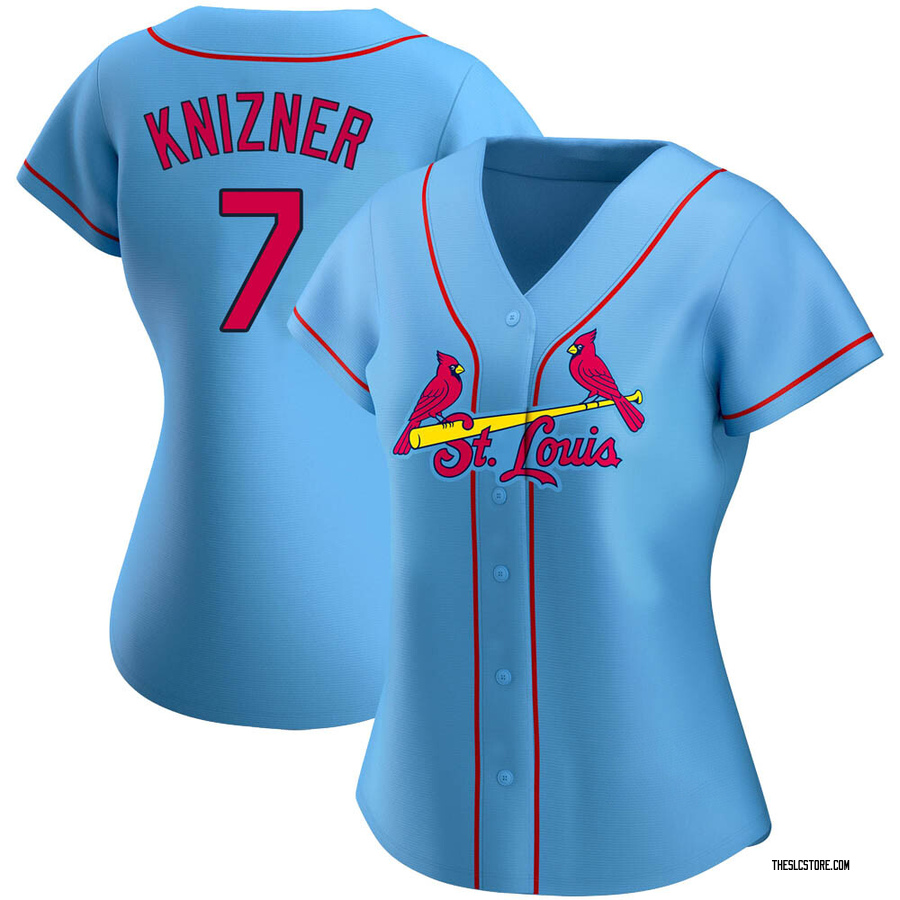 St.Louis Cardinals K. Jonas Light Blue Custom Number And Name Baseball Jersey  Shirt - Freedomdesign