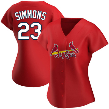 St. Louis Cardinals Ted Simmons #23 SIMBA Blue Mesh Baseball Jersey XL
