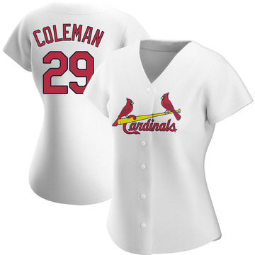 Men's St. Louis Cardinals #29 Vince Coleman Replica White